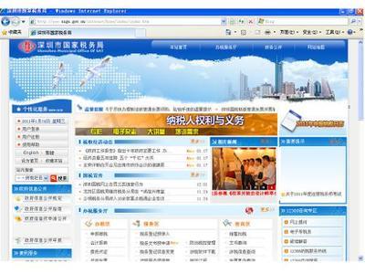 深圳國稅網網站是什么